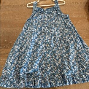 Floral Blue Kids Casual Dress